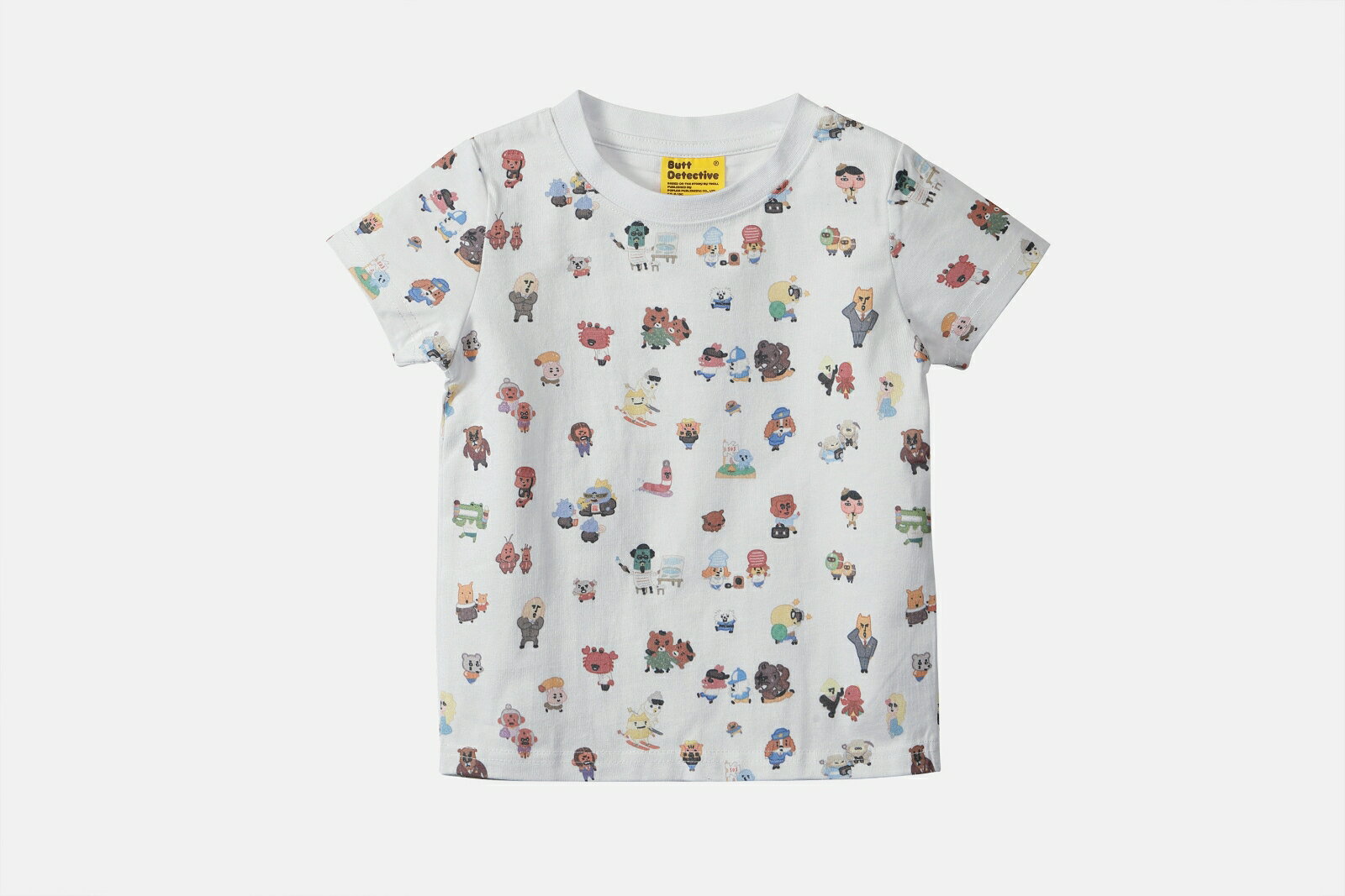 おしりたんてい　総柄　親子Tシャツ　KIDS　110