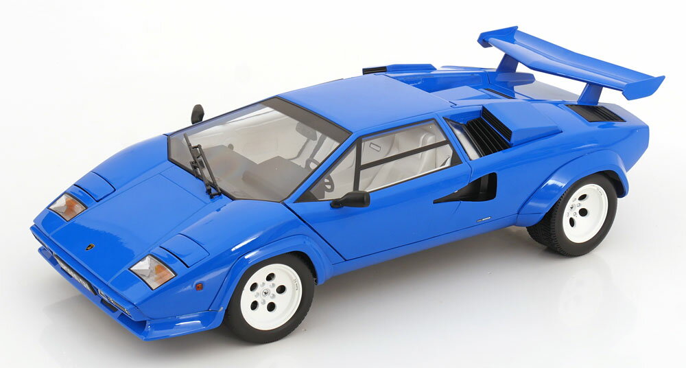 KK Scale 1/12 ランボルギーニ Countach LP5000S QV 1985 ブルー 【KKDC120145】 (ミニカー)