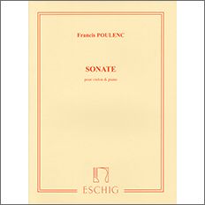 【輸入楽譜】プーランク, Francis: バイオリン・ソナタ