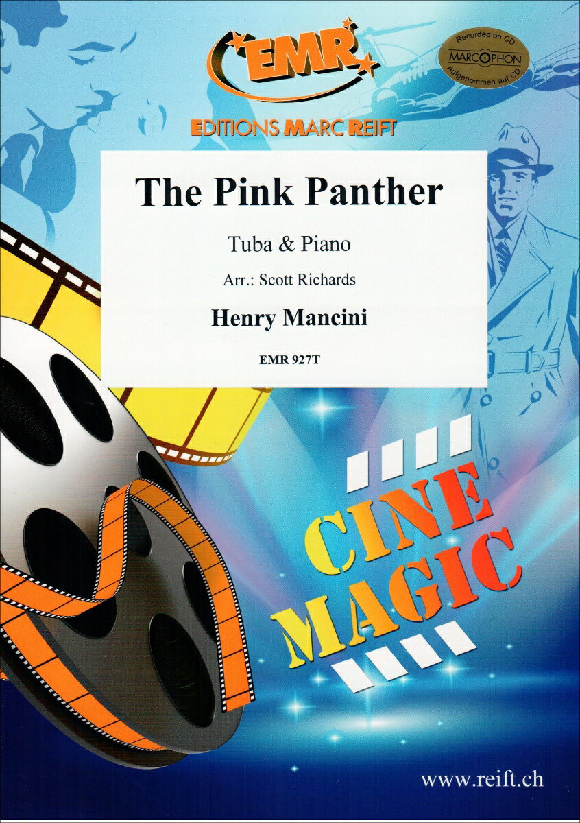 【輸入楽譜】マンシーニ, Henry: ピンク・パンサーのテーマ/チューバとピアノ用編曲/リチャーズ編