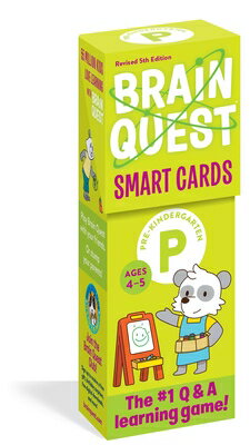 Brain Quest Pre-Kindergarten Smart Cards Revised 5th Edition FLSH CARD-BRAIN QUEST PRE-KIND （Brain Quest Smart Cards） Workman Publishing