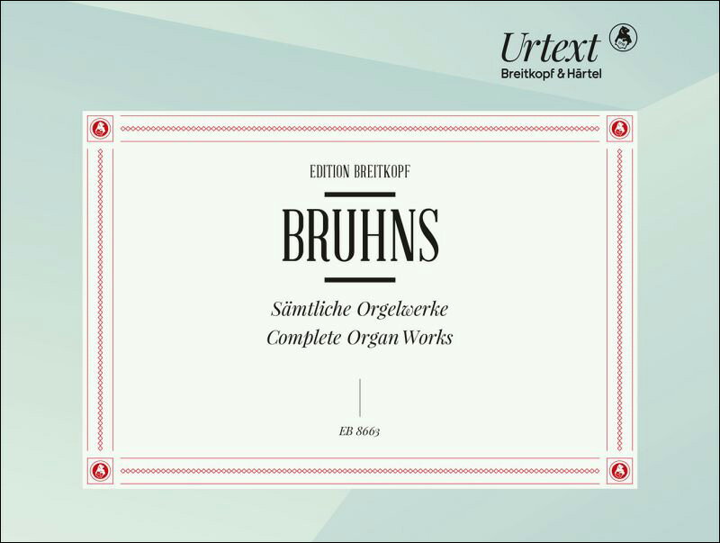 【輸入楽譜】ブルーンス, Nicolaus: オルガン作品集/原典版/Vogel編