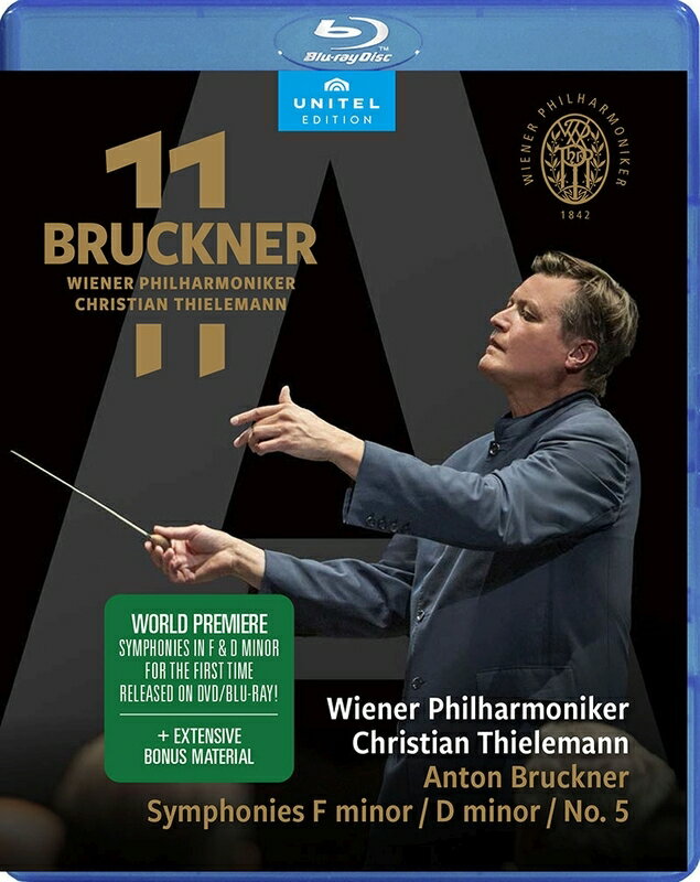 【輸入盤】交響曲第5番、第0番、第00番　クリスティアーン・ティーレマン＆ウィーン・フィル（2021） [ ブルックナー (1824-1896) ]