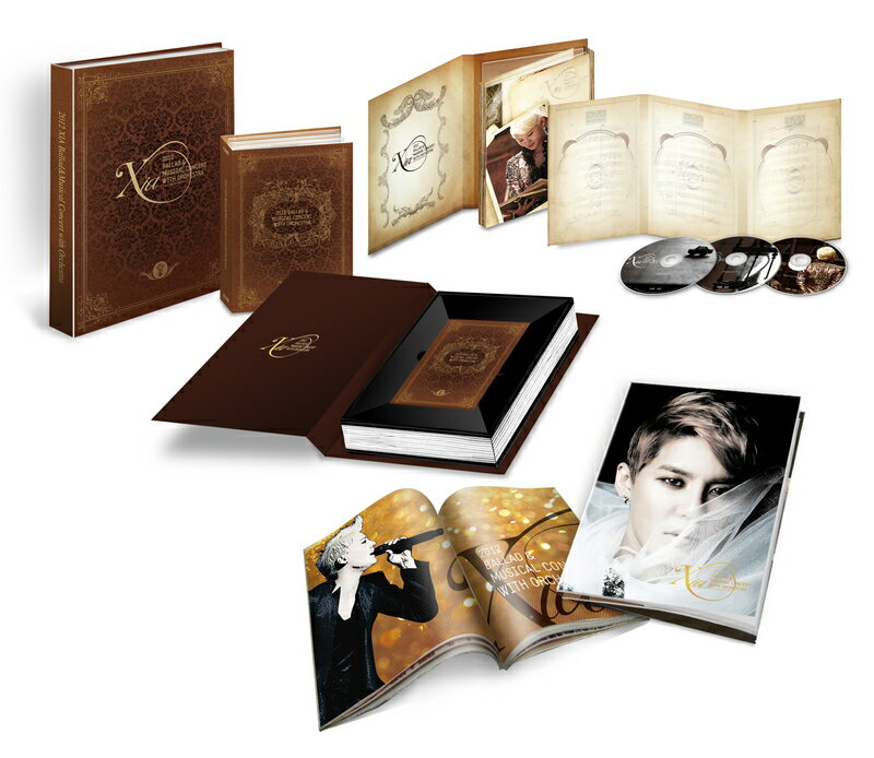 『2012 XIA BALLAD & MUSICAL CONCERT WITH ORCHESTRA』（DVD3枚組+写真集）