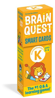 Brain Quest Kindergarten Smart Cards Revised 5th Edition FLSH CARD-BRAIN QUEST KINDERGA （Brain Quest Smart Cards） Workman Publishing