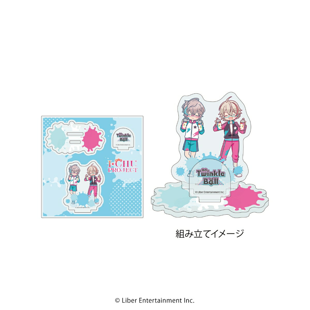 アクリルフィギュアプレート「I★CHU PROJECT」20/Twinkle Bell ペイントver.(POP Artイラスト)【グッズ】