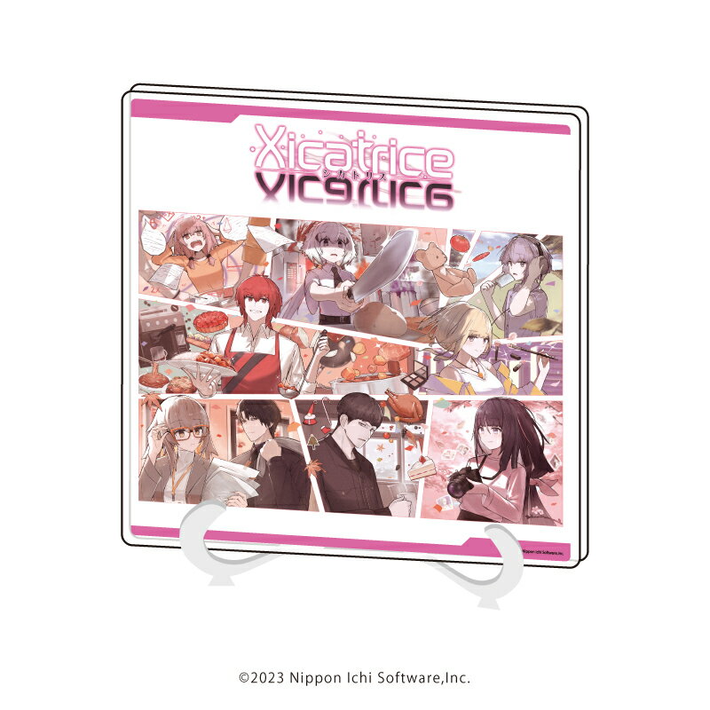 アクリルアートボード「シカトリス」01/コマ割りデザイン(公式イラスト)【グッズ】