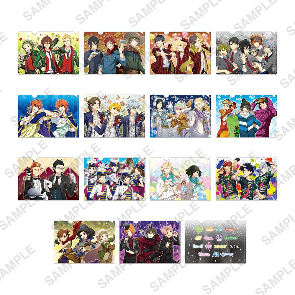 アイドルマスター SideM ぷちクリアファイルコレクション 全16枚入りコンプリートセット