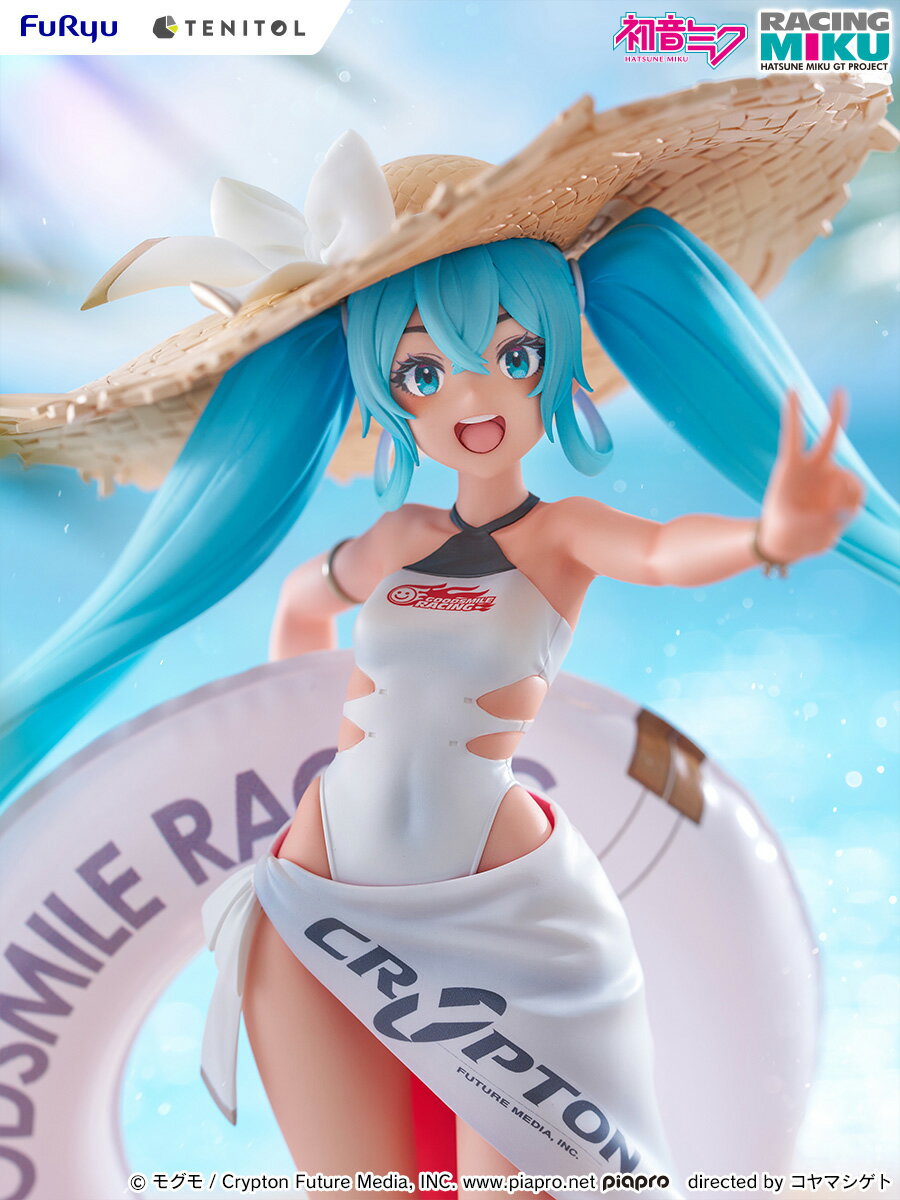 TENITOL 『初音ミク GTプロジェクト』 レーシングミク 2024 Tropical Ver. 【AMU-TNL0128】 (塗装済完成品フィギュア)