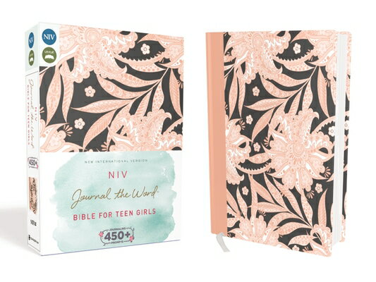 NIV, Journal the Word Bible for Teen Girls, Hardcover, Pink Floral: Includes Hundreds of Journaling NIV JOURNAL THE WORD BIBLE FOR （NIV Journal the Word Bible） [ Zondervan ]