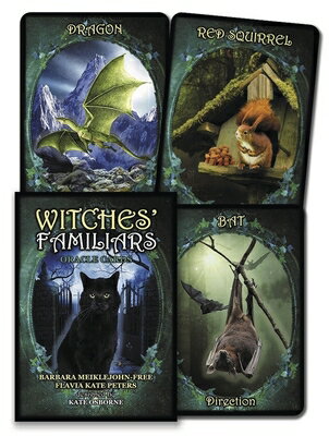 Witches' Familiars Oracle Cards FLSH CARD-WITCHES FAMILIARS OR 