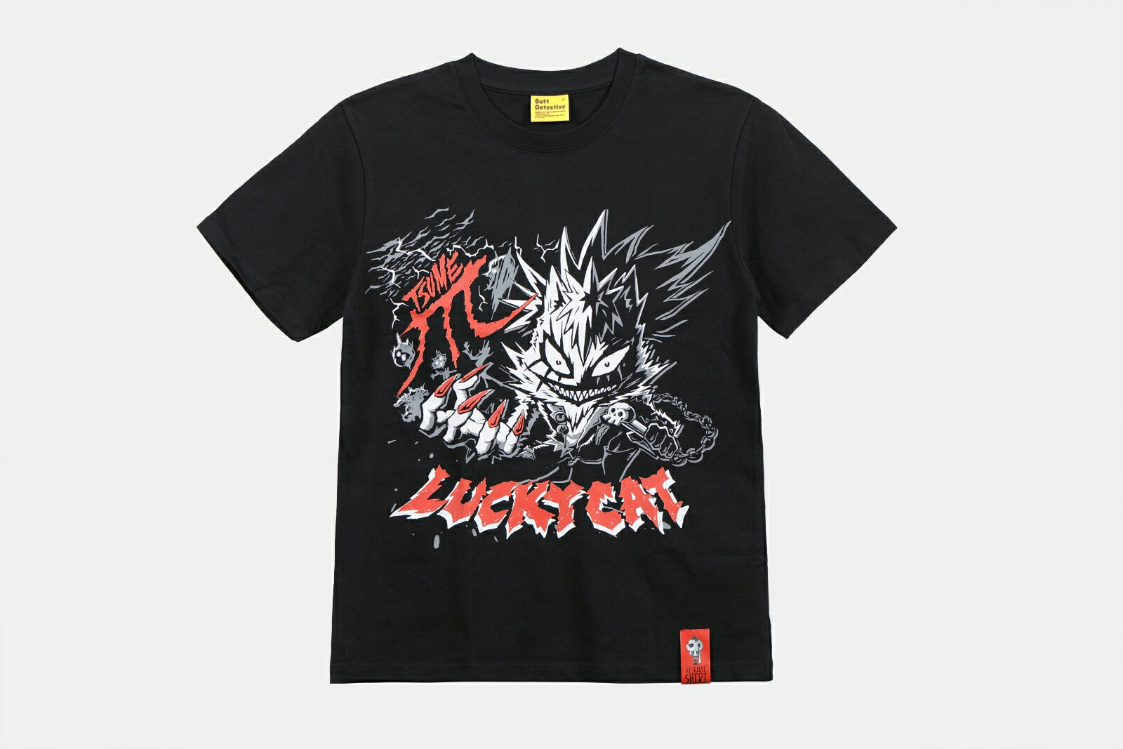 おしりたんてい　ラッキーキャット　バンドTシャツ　大人　S