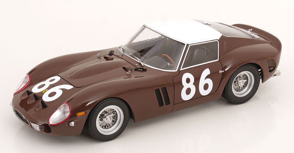 KK Scale 1/12 フェラーリ 250 GTO 1962 Targa Florio 1962 #86 【KKDC120127】 (ミニカー)