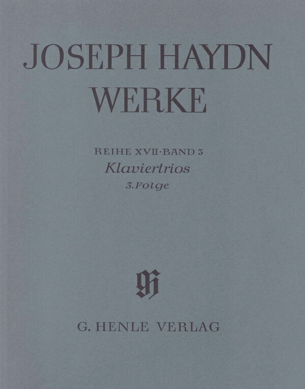 【輸入楽譜】ハイドン, Franz Joseph: ハイドン全集 VVII/3: ピアノ三重奏曲集 第3巻/原典版/批判校訂報告書付/Becker-Glauch編(紙装) [ ハイドン, Franz Joseph ]