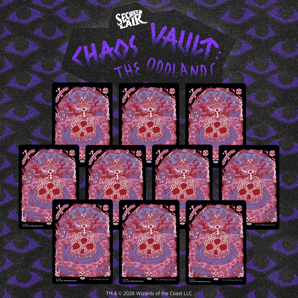 マジック：ザ・ギャザリング Secret Lair Chaos Vault:The Oddlands: Swamps【クレジットカード決済限定】