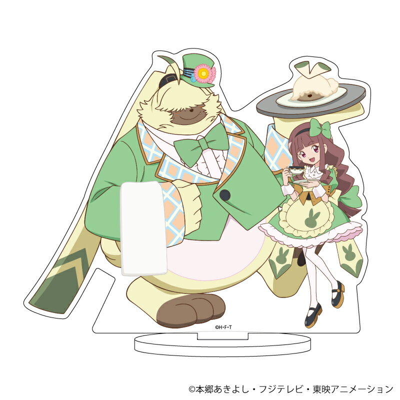 キャラアクリルスタンド「デジモンゴーストゲーム」11/月夜野瑠璃&アンゴラモン お茶会ver.(描き下ろしイラスト)【グッズ】