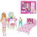 バービー(Barbie) バービー かわいいピンクなベッドルーム／映画「バービー」に登場！？ 【着せ替え人形 プレイセット】 【3才～】 HPT55