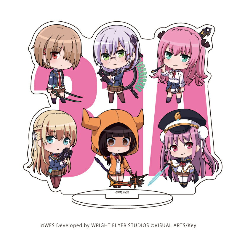 キャラアクリルフィギュア「ヘブンバーンズレッド」01/31A部隊(ミニキャライラスト)【グッズ】