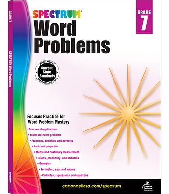 Word Problems, Grade 7: Volume 80 WORD PROBLEMS GRD 7 （Spectrum） [ Spectrum ]