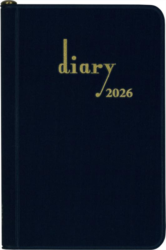 138　横線ポケット日記（紺）