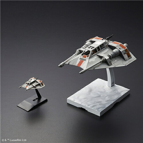 スター・ウォーズ 1／48 ＆ 1／144 スノースピーダーセット