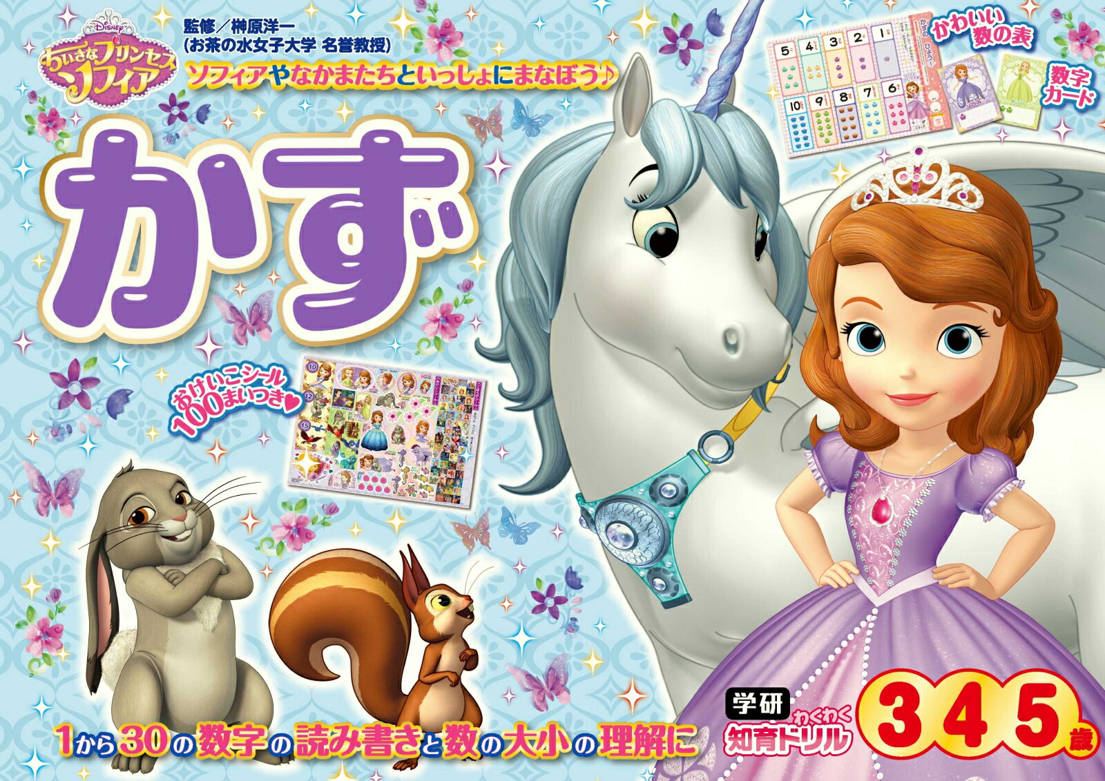 ちいさなプリンセス　ソフィア　かず　3・4・5歳