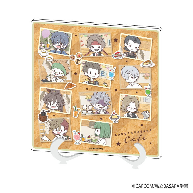 アクリルアートボード「学園BASARA」01/集合デザイン カフェver.(グラフアート)【グッズ】