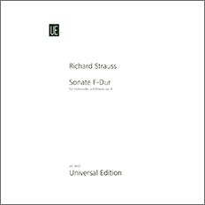 【輸入楽譜】シュトラウス, Richard: チェロ・ソナタ ヘ長調 Op.6