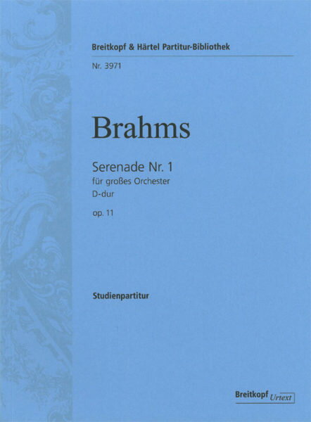 【輸入楽譜】ブラームス, Johannes: 管弦楽のためのセレナード 第1番 ニ長調 Op.11/原典版/Musgrave編: スタディ・スコア
