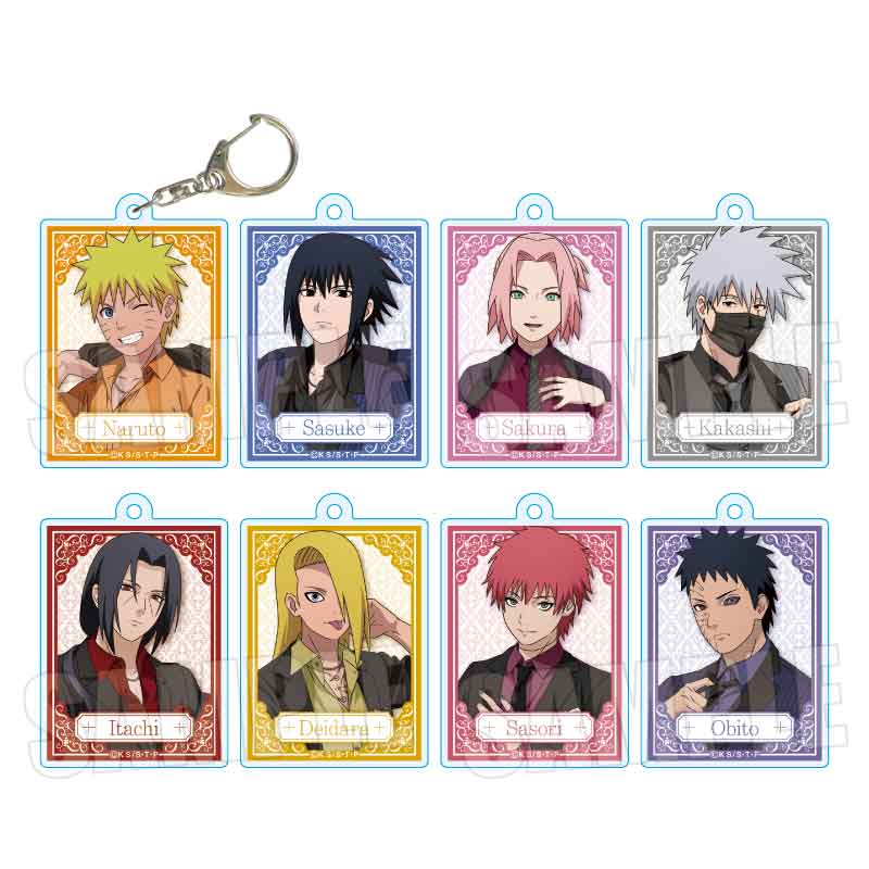 NARUTO-ナルトー 疾風伝 トレーディングアクリルキーホルダー Dress Up ver．