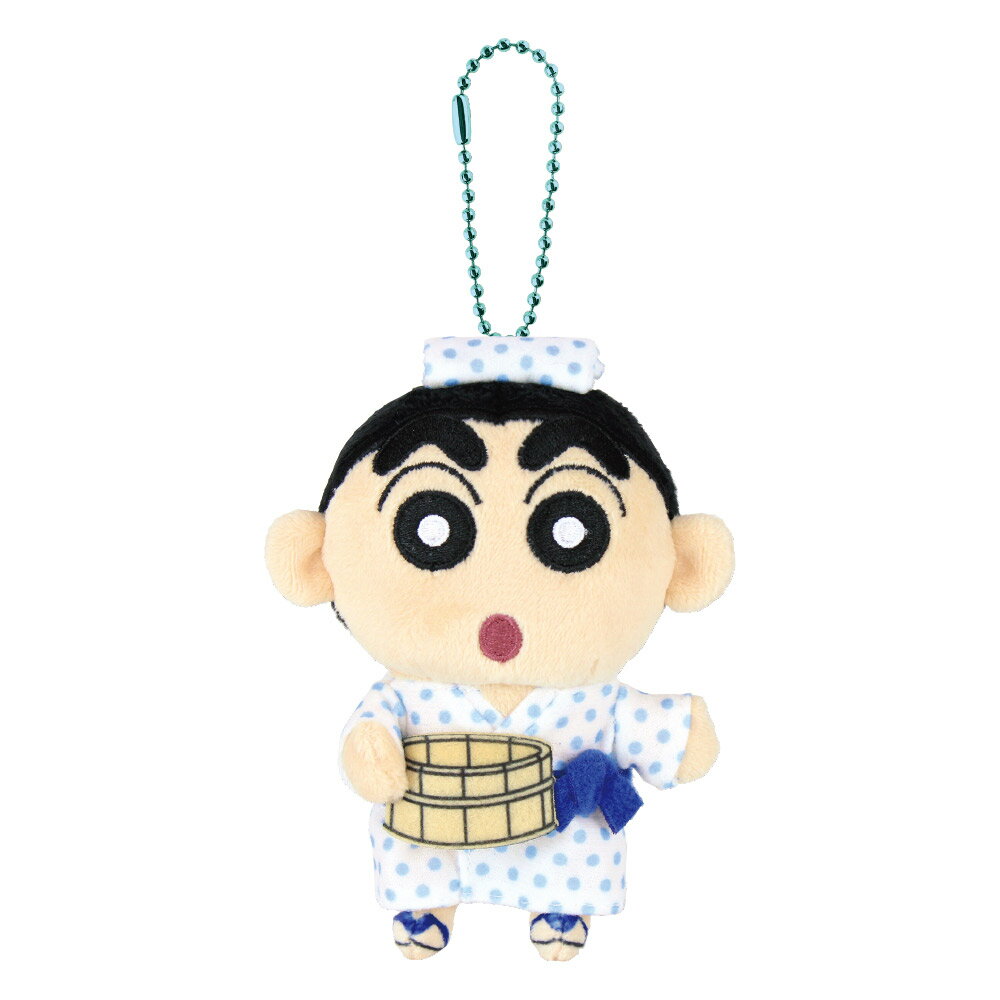 크레용 신짱 봉제인형 마스코트 온천
