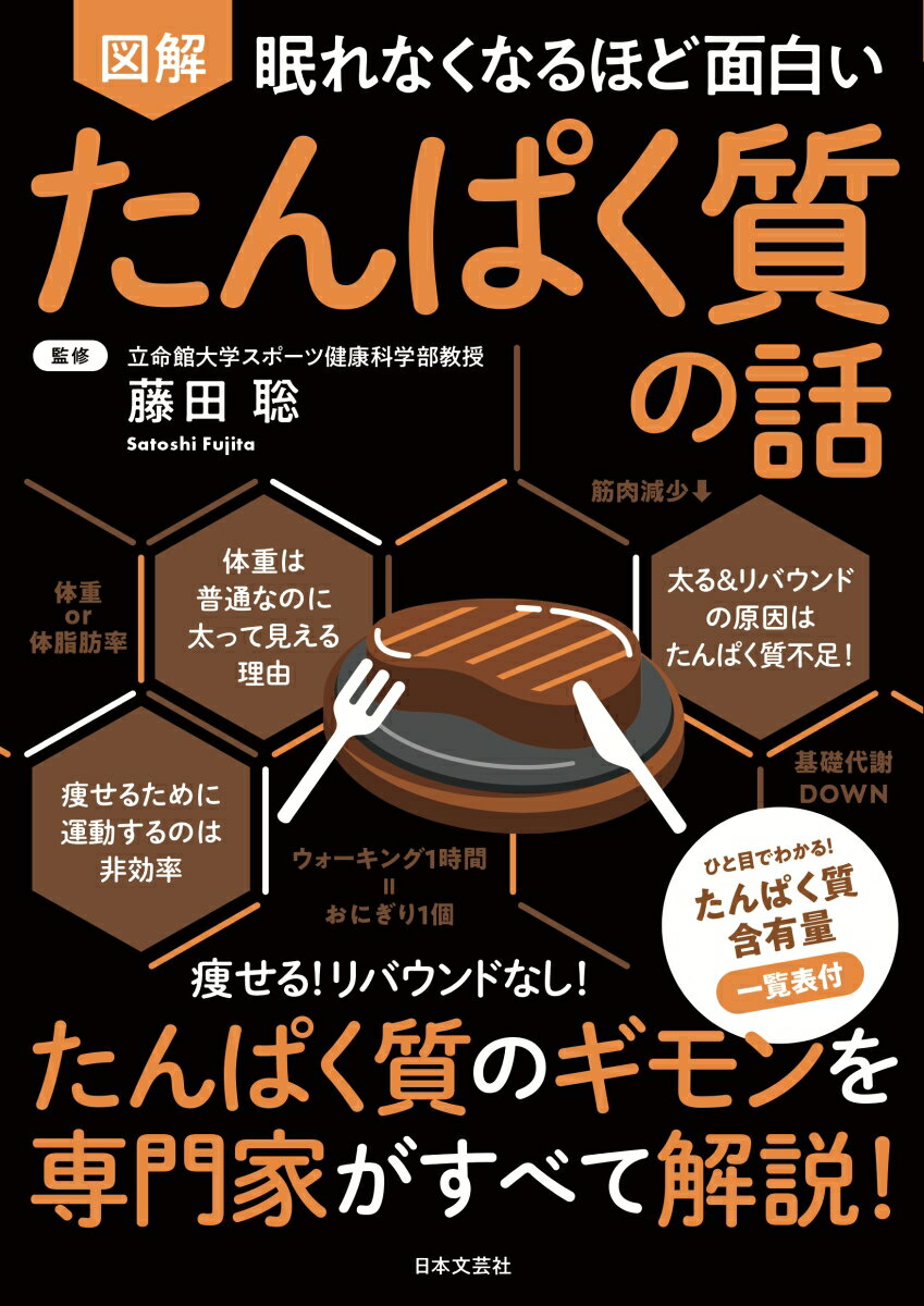 眠れなくなるほど面白い 図解 たんぱく質の話 たんぱく質のギモンを専門家がすべて解説！ [ 藤田 聡 ]