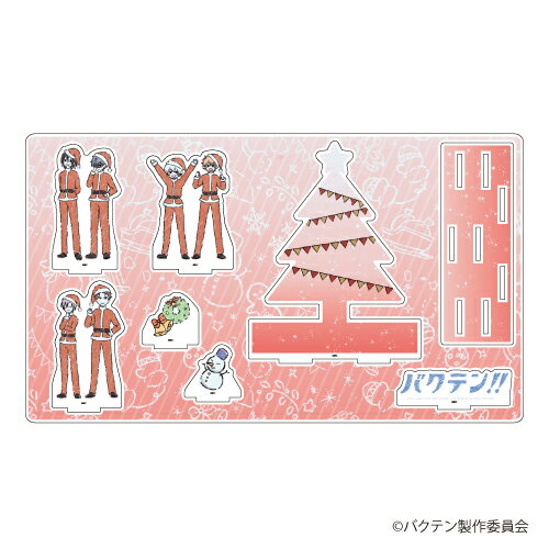 プレミアム アクリルジオラマプレート「バクテン!!」02/シロ高男子新体操部 クリスマスver.(グラフアート)【グッズ】