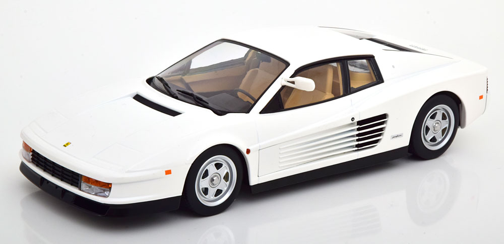 KK Scale 1/18 フェラーリ Testarossa Monospecchio 1984 US-Version white（再生産） 【KKDC180502】 (ミニカー)