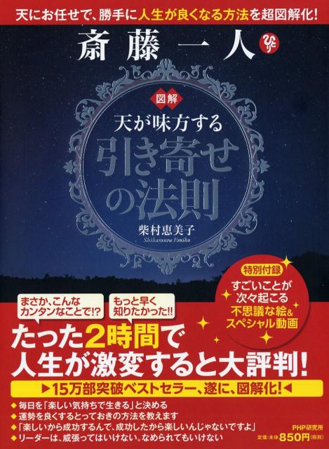 与えたものは必ず返ってくる＝原因と結果の法則。「斎藤一人流」相手が不機嫌なときの対処法。問題や困難がやって来たら「修行が来たな」と考える。天にお任せで、勝手に人生が良くなる方法を超図解化！