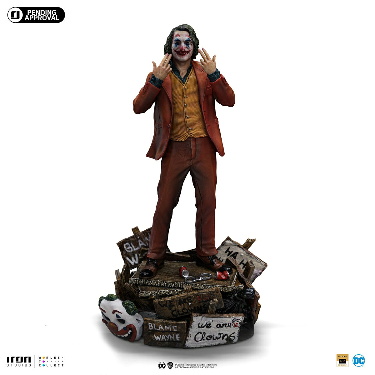 『ジョーカー』【アイアン・スタジオ・スタチュー】「デラックス・アートスケール」1/10スケール ジョーカー (アーサー・フレック) (スタチュー)