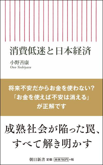 消費低迷と日本経済 （新書639） [ 小野善康 ]