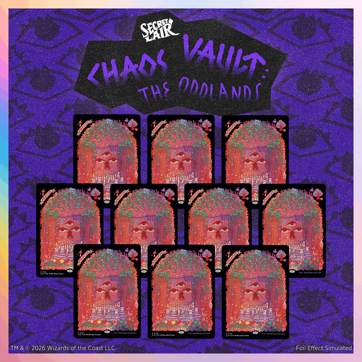 マジック：ザ・ギャザリング Secret Lair Chaos Vault:The Oddlands: Forests Traditional Foil Edition【クレジットカード決済限定】