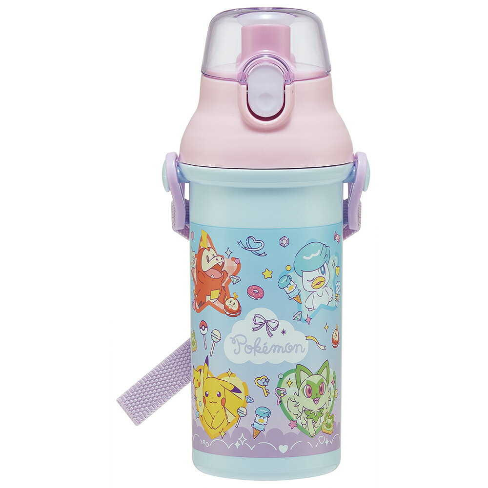 ポケモン ファンシー 水筒 子供 キャラクター お子様向けプラ直飲みボトル 480ml