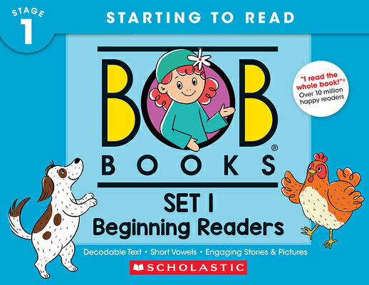 Bob Books - Set 1: Beginning Readers Hardcover Collection of 12 Stories Decodable Phonics Stories, A BOB BKS - SET 1 BEGINNING READ （Bob Books） 