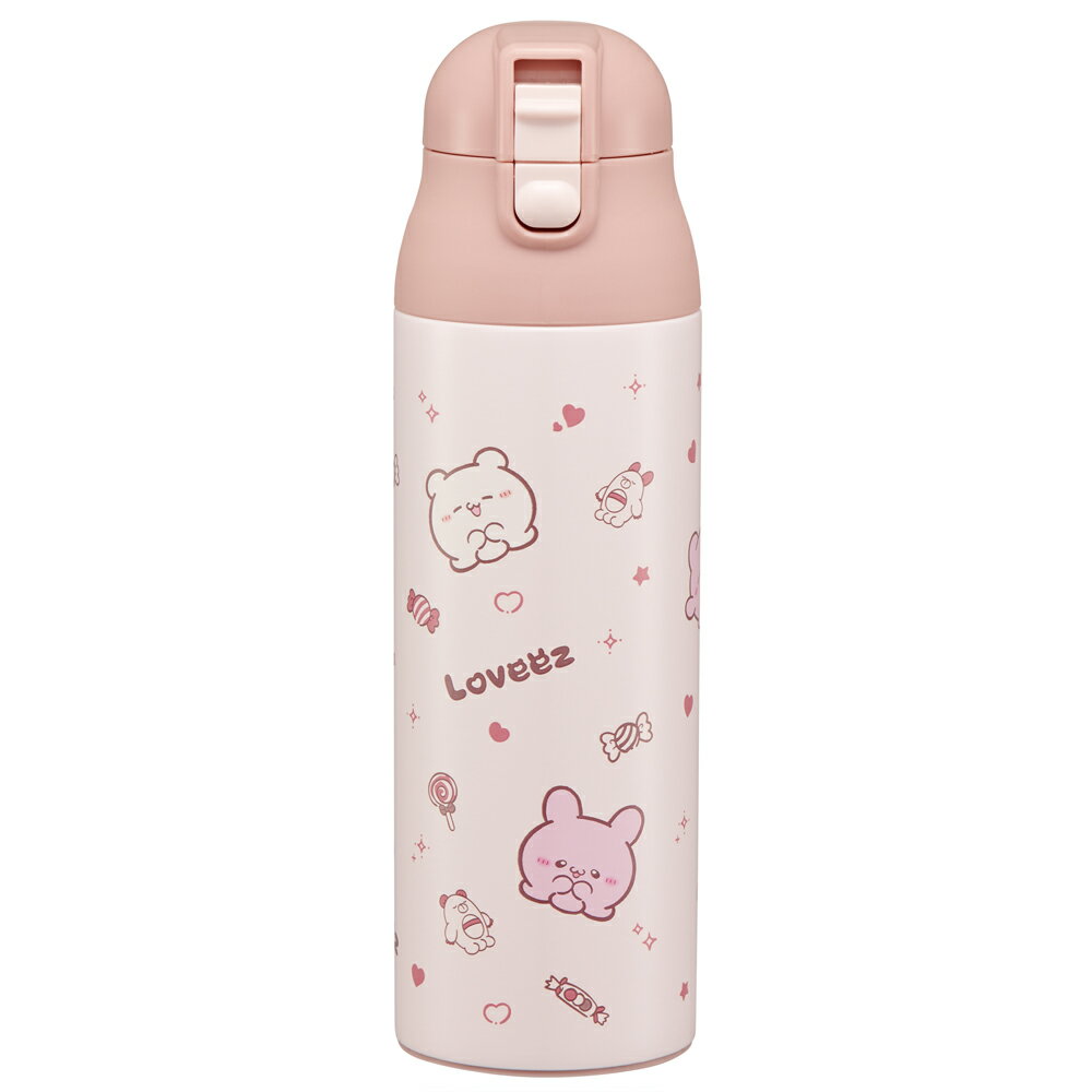 らぶいーず　水筒 真空ステンレス キャラクター デザイン 保冷 ボトル 500ml 直飲み