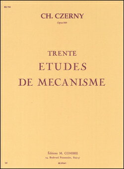 【輸入楽譜】チェルニー(ツェルニー), Carl: 30番練習曲 Op.849