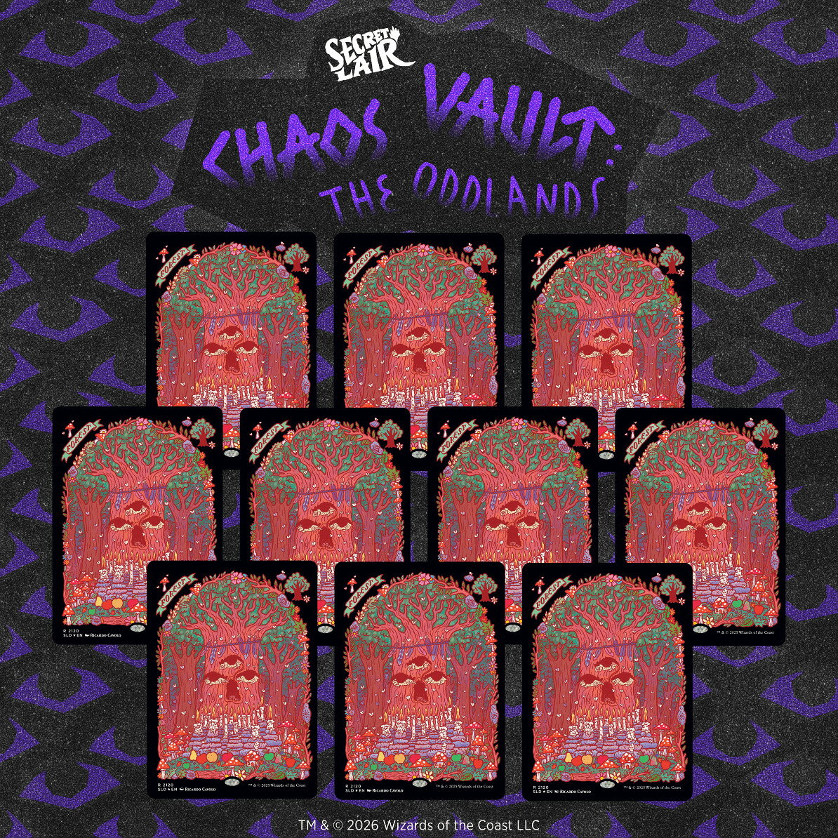 マジック：ザ・ギャザリング Secret Lair Chaos Vault:The Oddlands: Forests【クレジットカード決済限定】