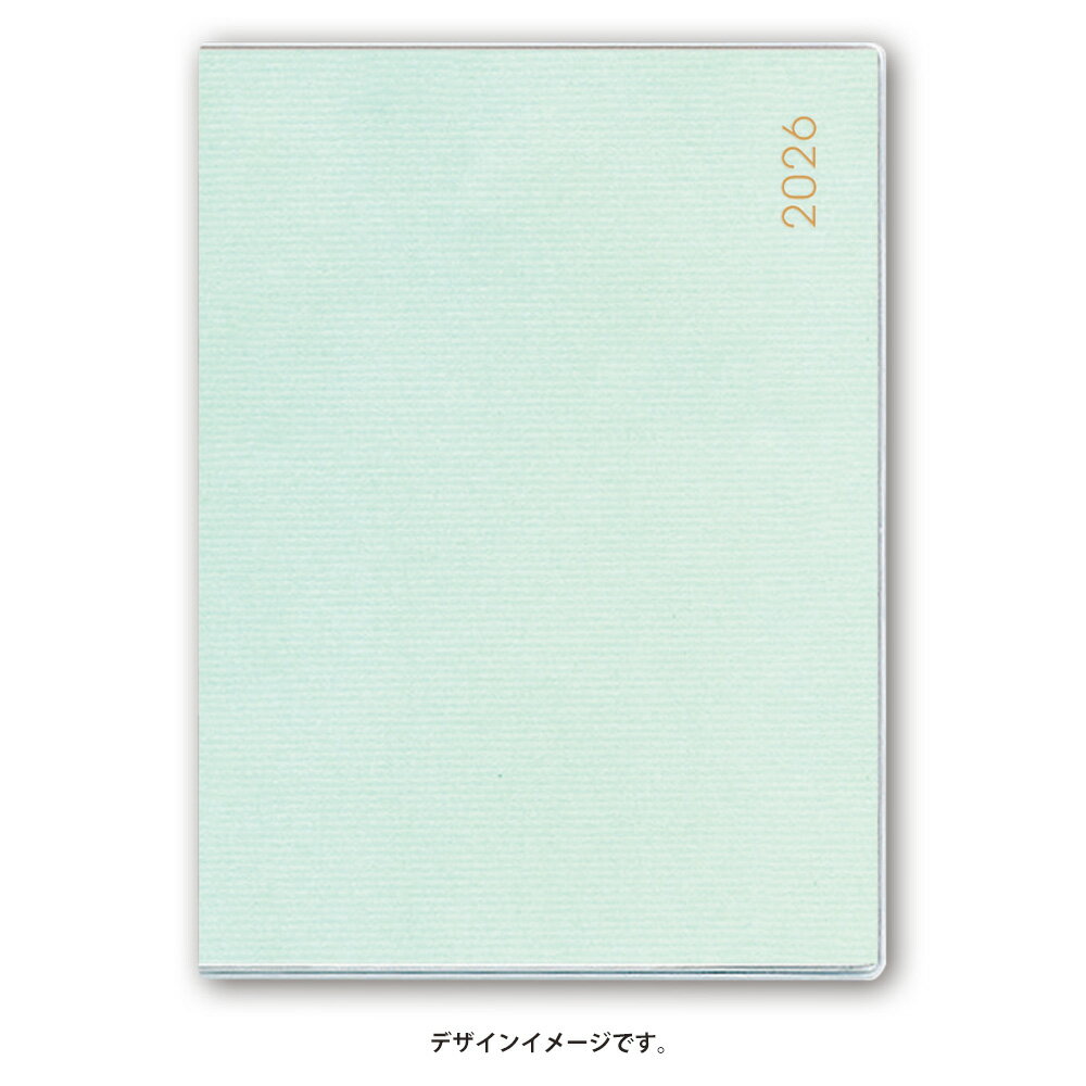 能率 2026年4月始まり 手帳 PAGEM by NOLTY ペイジェムマンスリーPetit-iアイダにメモ日曜（ミント）9816