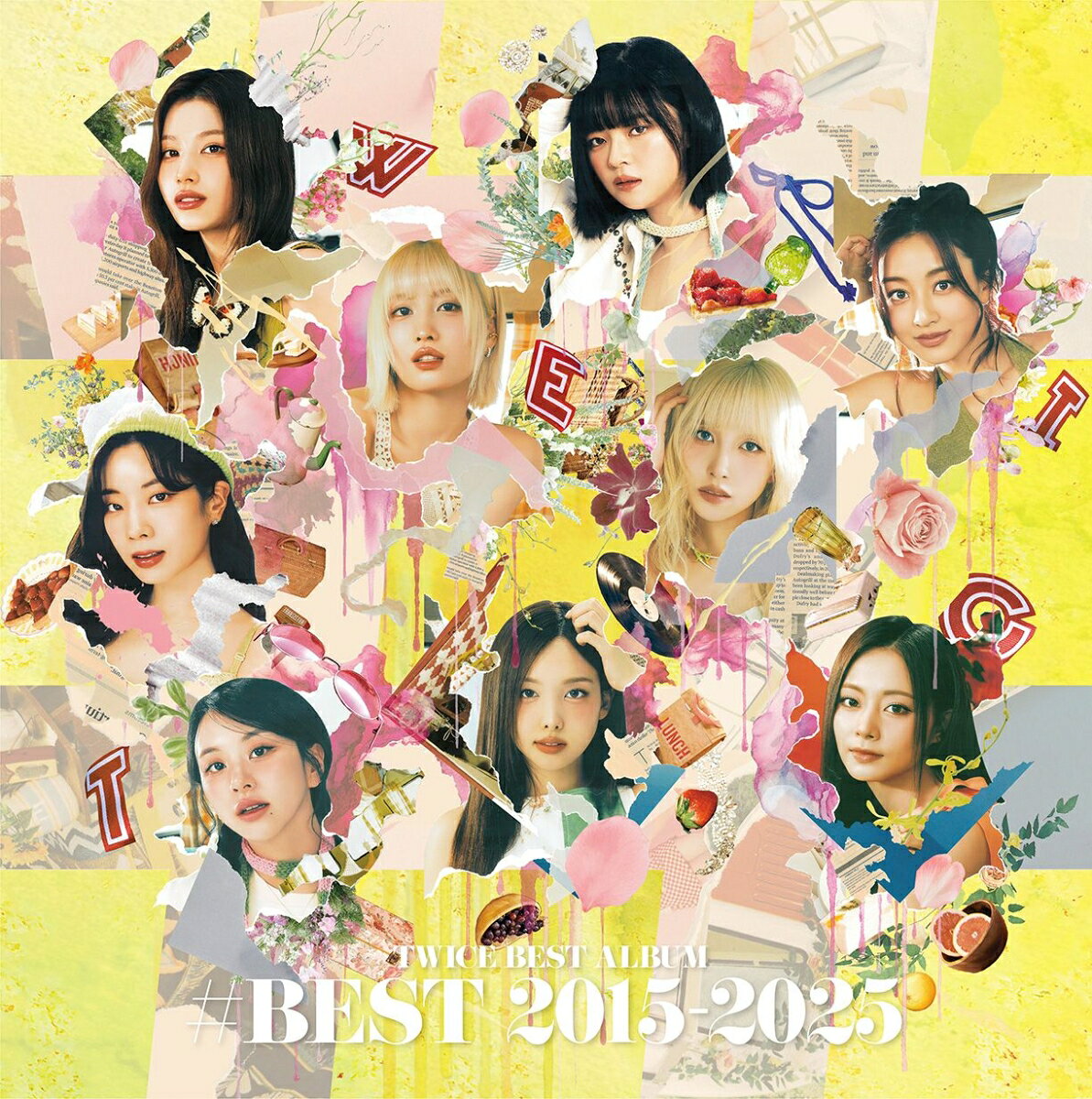 TWICE BEST ALBUM「#BEST 2015-2025」 (初回限定盤 4CD＋Blu-ray) [ TWICE ]