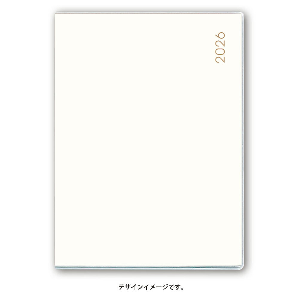 能率 2026年4月始まり 手帳 PAGEM by NOLTY ペイジェムマンスリーPetit-iアイダにメモ日曜（ホワイト）9817