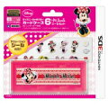 ディズニーキャラクターカードケース6シールセット for ニンテンドー3DS ミニーの画像