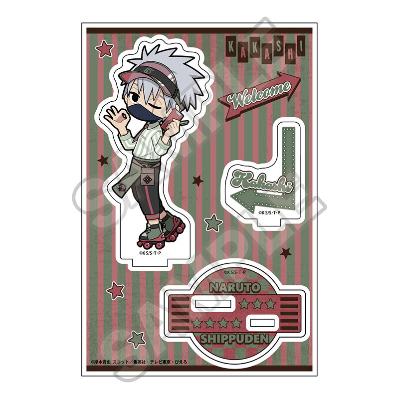 NARUTO-ナルトー 疾風伝 アメリカンダイナー アクリルスタンドJr. はたけカカシ