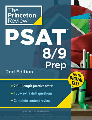 Princeton Review PSAT 8/9 Prep, 2nd Edition: 2 Practice Tests + Content Review + Strategies for the PRIN RV PSAT 8/9 PREP 2ND /E 2 （College Test Preparation） [ The Princeton Review ]