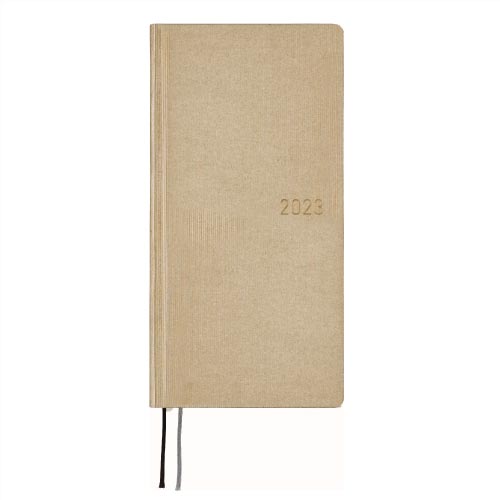 ほぼ日手帳 2023 weeks ペーパーシリーズ/シャンパンゴールド 4月始まり 週間手帳 レフト式のサムネイル
